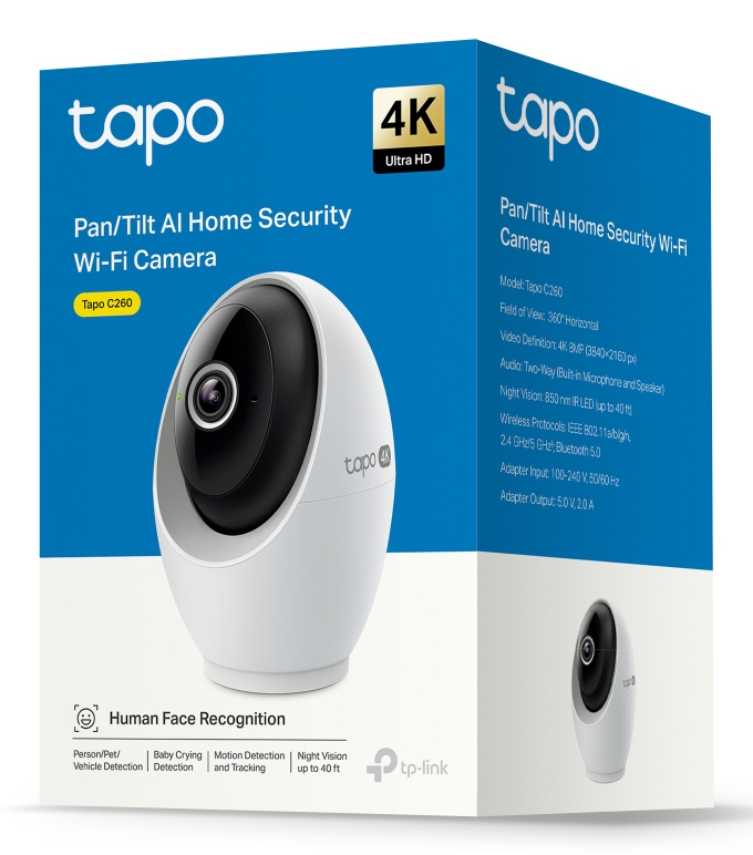 [TAPO C260] TP-Link Tapo Pan/Tilt AI Home Security Wi-Fi Camera