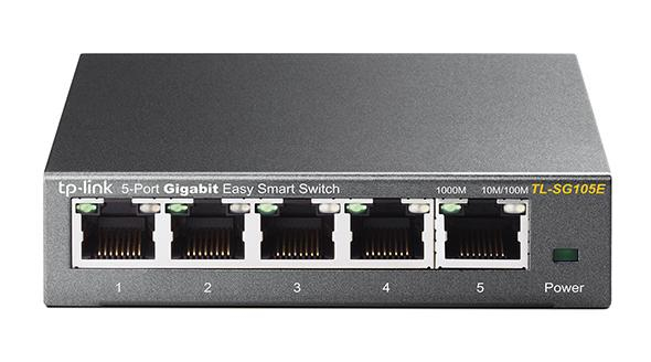 [TL-SG105E] TP-Link TL-SG105E Gestito L2 Gigabit Ethernet (10/100/1000) Nero