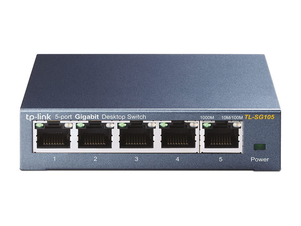 TP-Link Switcher Desktop 5-port 10/100M/1000M TL-SG105