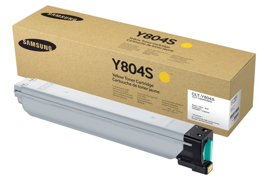 ORIGINAL Samsung toner giallo CLT-Y804S SS721A ~15000 Seiten