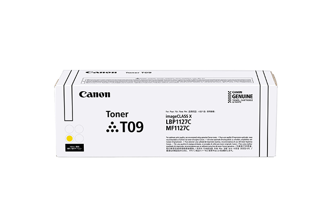 [3017C006AA] Canon TONER T09 Y toner cartridge 1 pc(s) Original Yellow