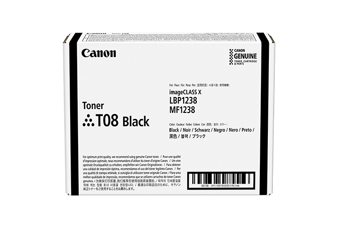 [3010C006AA] Canon TONER T08 BLACK toner cartridge 1 pc(s) Original