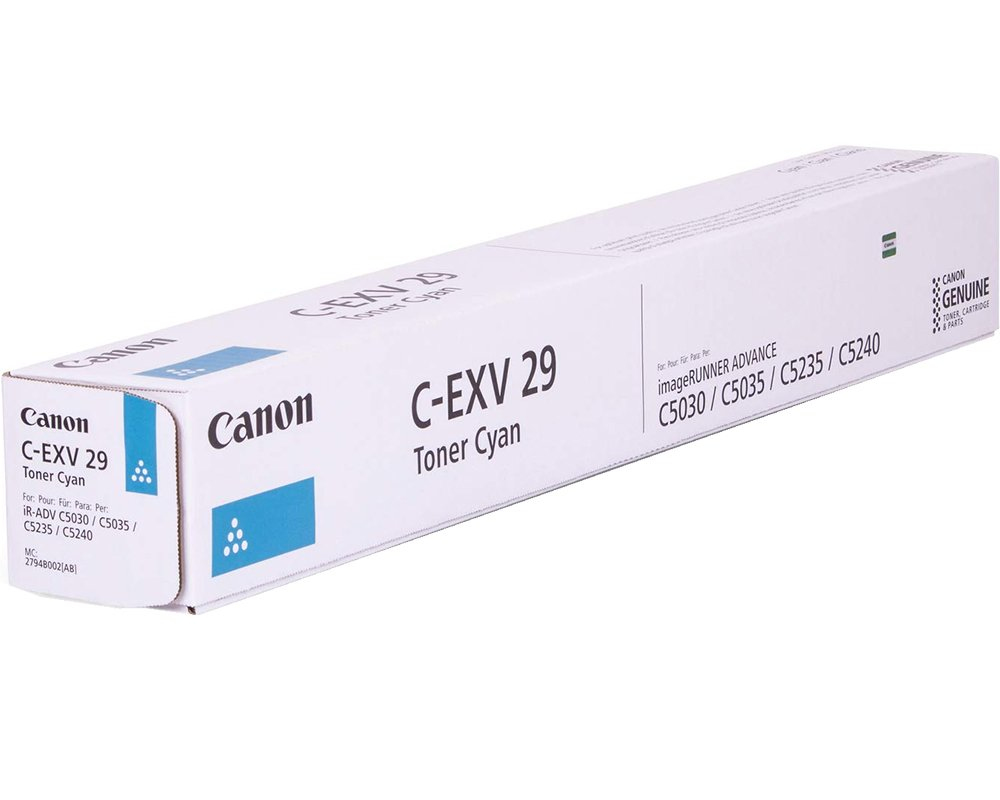 ORIGINAL Canon toner ciano C-EXV29c 2794B002 ~27000 Seiten