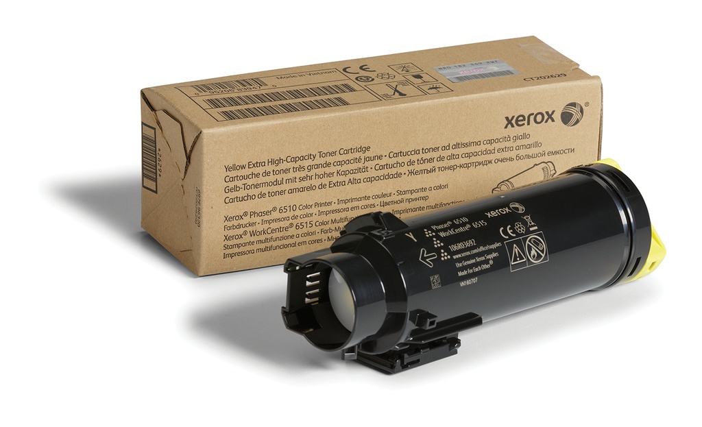 [106R03692] Xerox Cartuccia toner Giallo a Altissima capacità da 4300 Pagine per Phaser® 6510, WorkCentre® 6515 (106R03692)