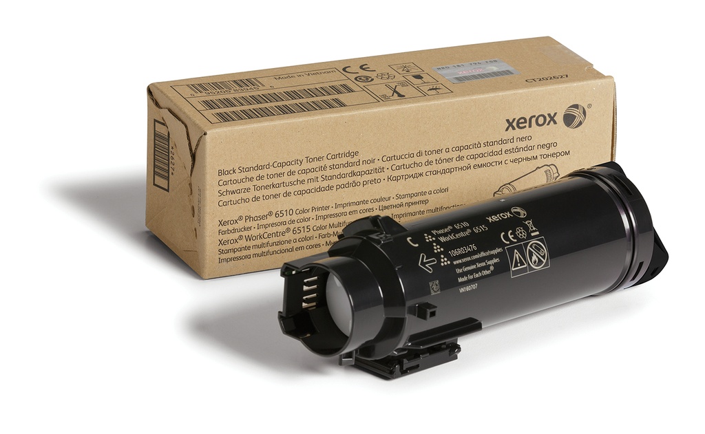 [106R03476] Xerox Cartuccia toner Nero a Capacità standard da 2500 Pagine per Phaser® 6510, WorkCentre® 6515 (106R03476)