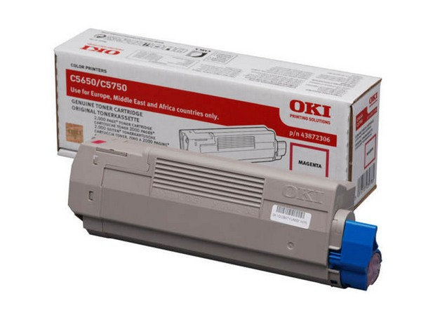 [43872306] OKI 43872306 cartuccia toner 1 pz Originale Magenta