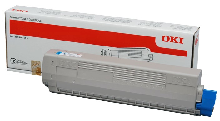 ORIGINAL OKI toner ciano 44844507 C831/841 ~10000 Seiten