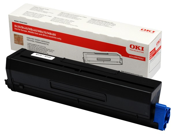 ORIGINAL OKI toner nero 43979202 B430 ~7000 Seiten