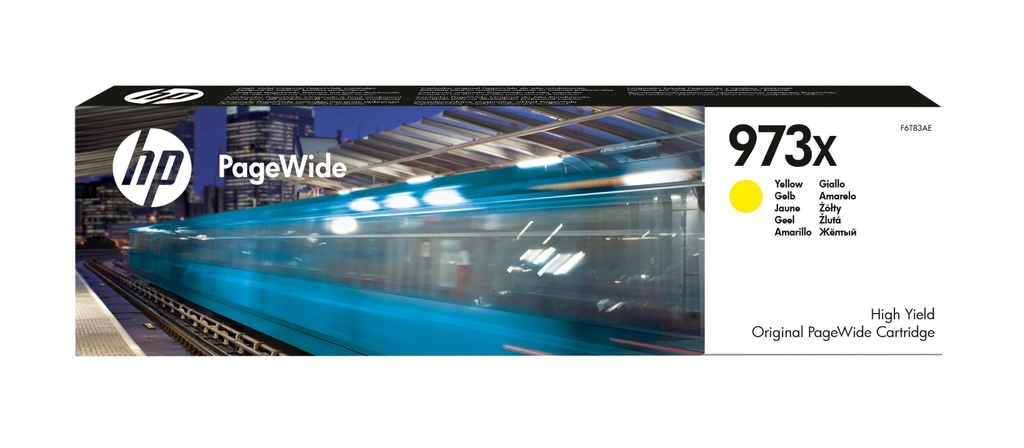 [F6T83AE] HP Cartuccia giallo ad alta capacità originale 973X PageWide