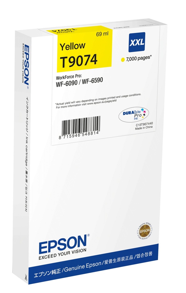 [C13T90744N] Epson C13T90744N cartuccia d'inchiostro 1 pz Originale Resa extra elevata (super) Giallo