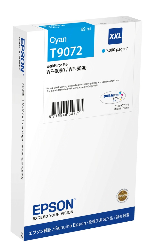 [C13T90724N] Epson C13T90724N cartuccia d'inchiostro 1 pz Originale Resa extra elevata (super) Ciano