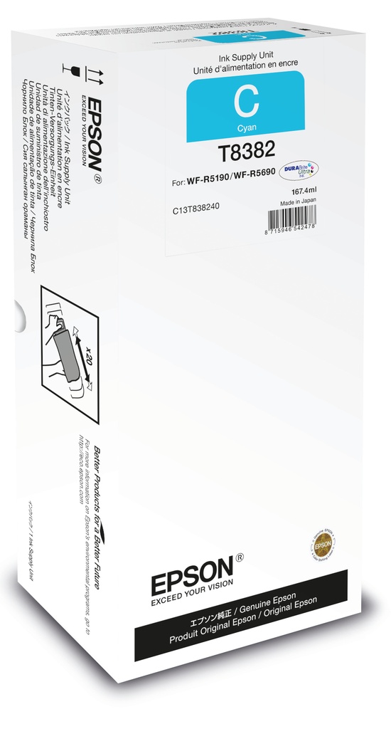 Epson Cyan XL Ink Supply Unit
