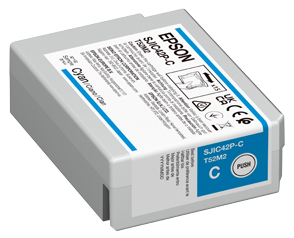 ORIGINAL Epson Cartuccia d'inchiostro ciano C13T52M240 SJIC42P-C 50ml
