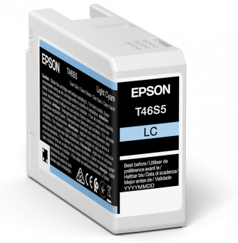 ORIGINAL Epson Cartuccia d'inchiostro ciano (chiaro) C13T46S500 T46S5 25ml