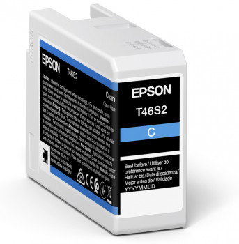 ORIGINAL Epson Cartuccia d'inchiostro ciano C13T46S200 T46S2 25ml