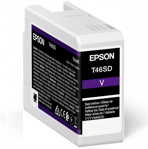[C13T46SD00] ORIGINAL Epson Cartuccia d'inchiostro Violetto C13T46SD00 T46SD 25ml