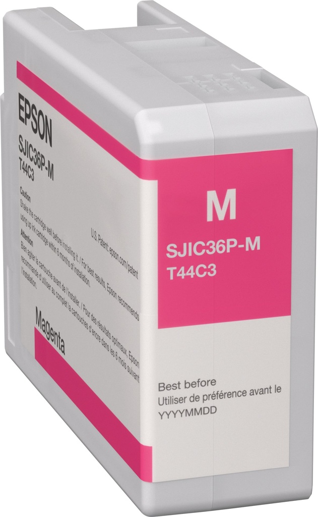 ORIGINAL Epson Cartuccia d'inchiostro magenta C13T44C340 SJIC36P-M 80ml