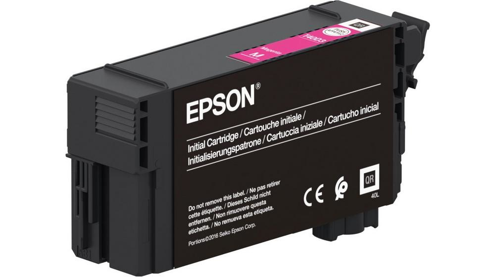 ORIGINAL Epson Cartuccia d'inchiostro magenta C13T40C34N T40C340 26ml