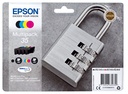 ORIGINAL Epson Multipack nero / ciano / magenta / giallo C13T35864010 35 ~2850 Seiten