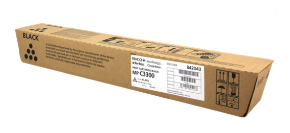 ORIGINAL Ricoh toner nero 842043 MP C3300BK ~20000 Seiten