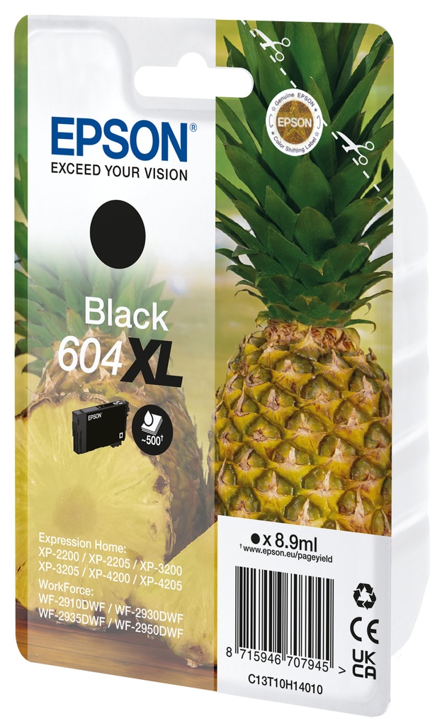 Epson 604XL ink cartridge 1 pc(s) Original High (XL) Yield Black