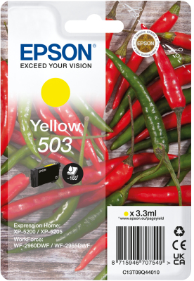 [C13T09Q44020] Epson 503 cartuccia d'inchiostro 1 pz Originale Resa standard Giallo