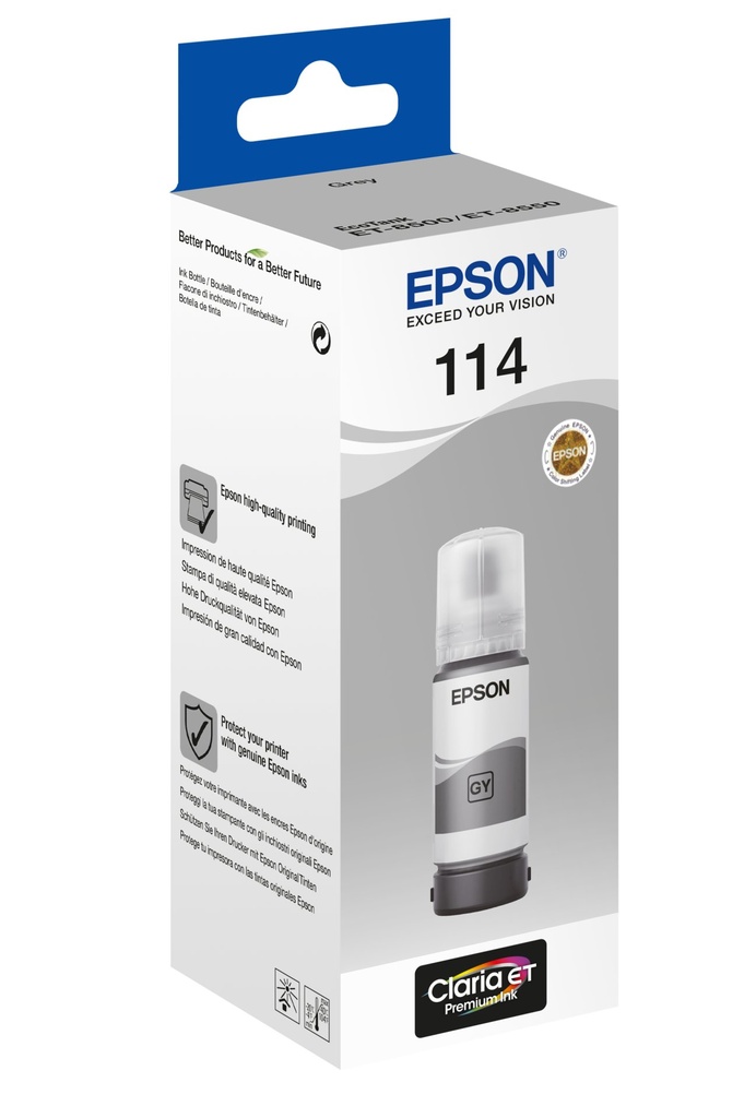 [C13T07B540] Cartuccia Epson d'inchiostro Grigio C13T07B540 114 70ml