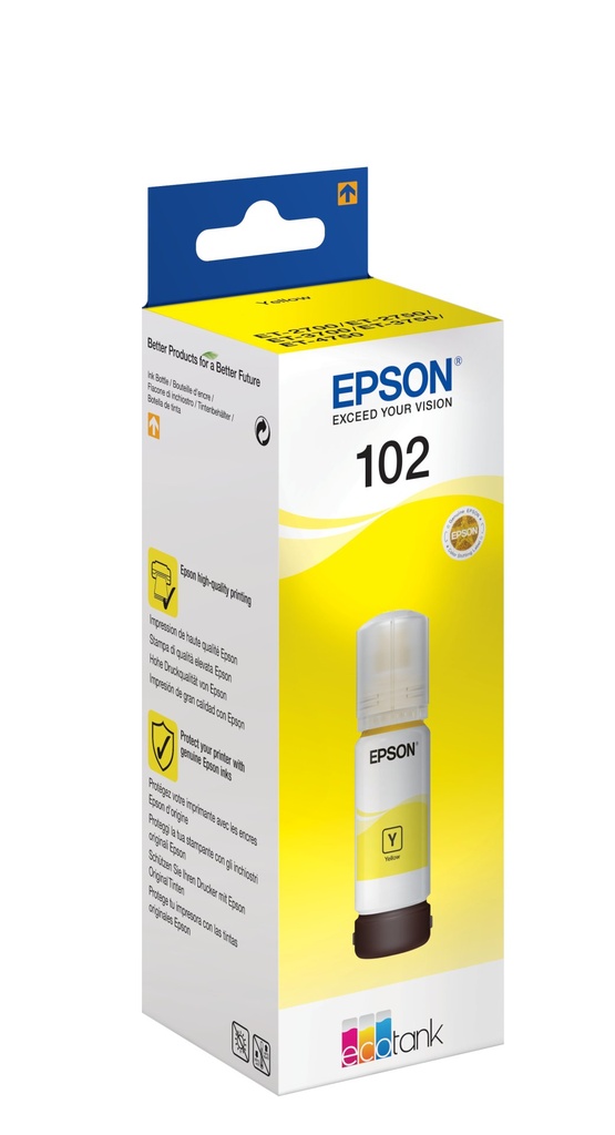 [C13T03R440] ORIGINAL Epson Cartuccia d'inchiostro giallo C13T03R440 102 ~6000 Seiten 70ml