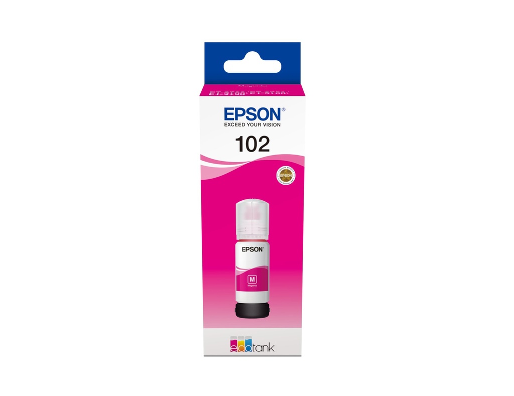 ORIGINAL Epson Cartuccia d'inchiostro magenta C13T03R340 102 ~6000 Seiten 70ml