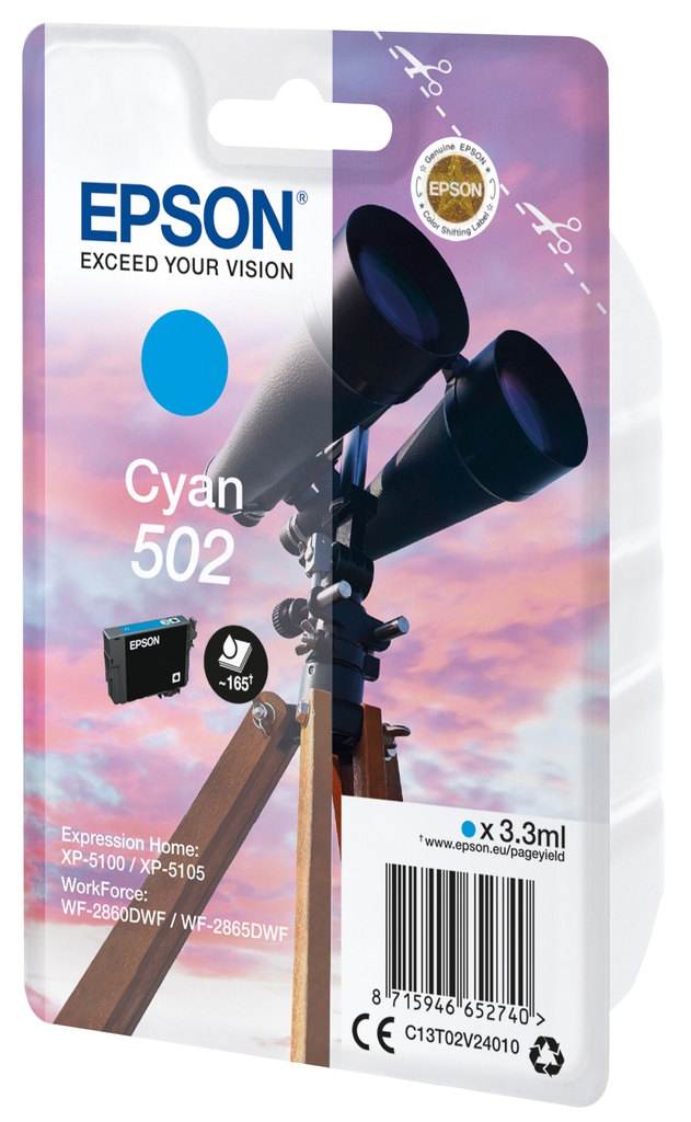 T02V24020 INK 502 CIANO BL STD