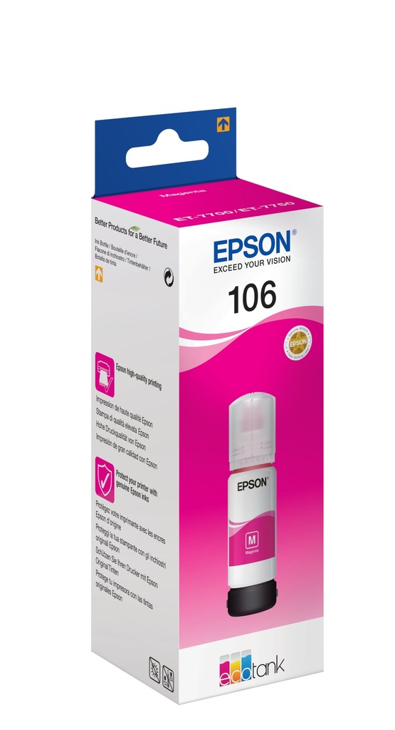 [C13T00R340] Cartuccia Epson d'inchiostro magenta C13T00R340 106 70ml