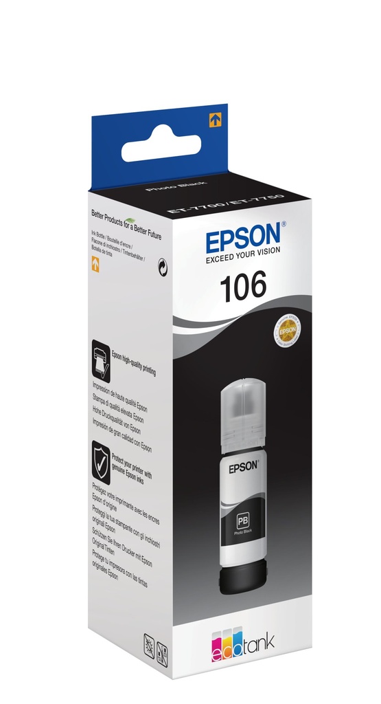 ORIGINAL Epson Cartuccia d'inchiostro Nero (Foto) C13T00R140 106 ~5000 Seiten 70ml