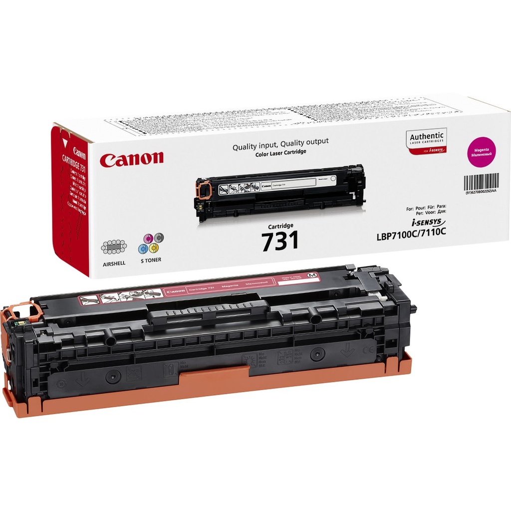 [6270B002] ORIGINAL Canon toner magenta 731 M 6270B002 ~1500 Seiten