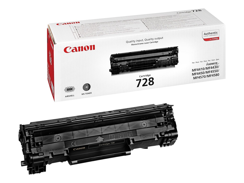 ORIGINAL Canon toner nero 728 3500B002 ~2100 Seiten