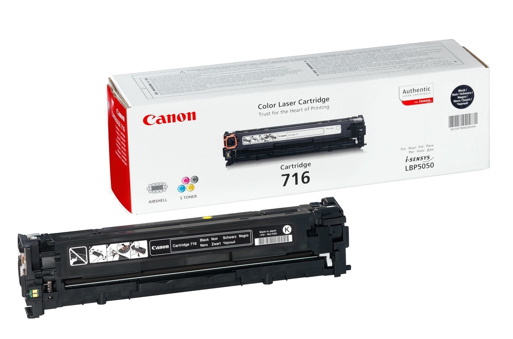 [1980B002] Canon Cartridge 716 Black cartuccia toner 1 pz Originale Nero