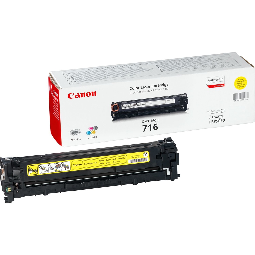ORIGINAL Canon toner giallo 716y 1977B002 ~1500 Seiten