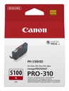 ORIGINAL Canon Cartuccia d'inchiostro Rosso PFI-5100r 6958C001 14ml