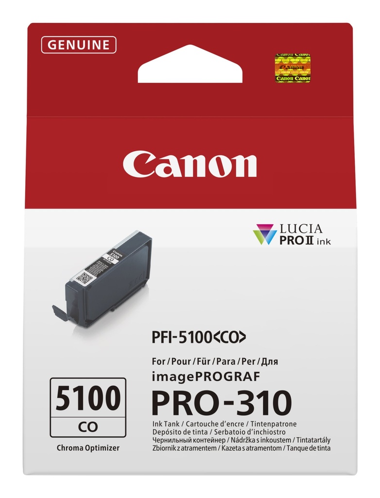 ORIGINAL Canon Cartuccia d'inchiostro Trasparente PFI-5100co 6960C001 14ml