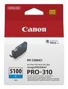 ORIGINAL Canon Cartuccia d'inchiostro ciano PFI-5100c 6953C001 14ml