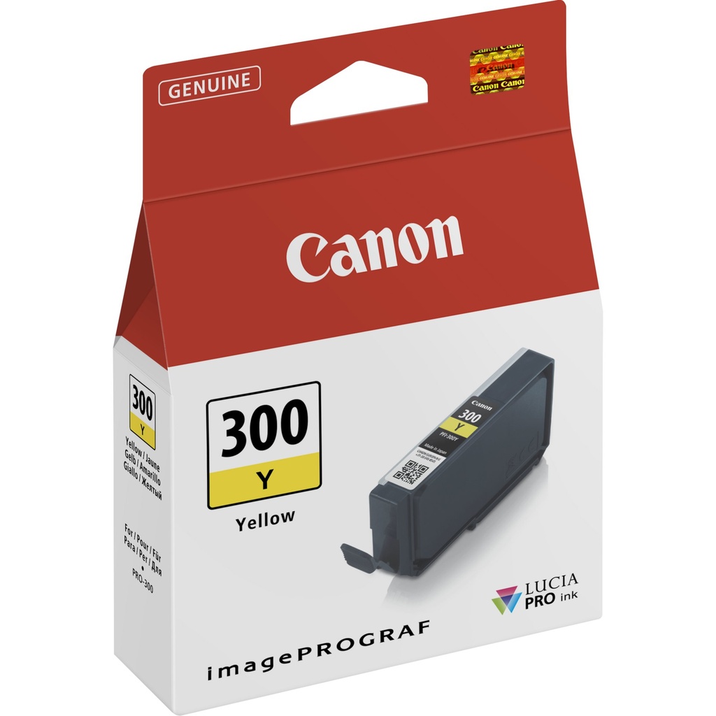 ORIGINAL Canon Cartuccia d'inchiostro giallo PFI-300y 4196C001 ~530 Seiten 14ml
