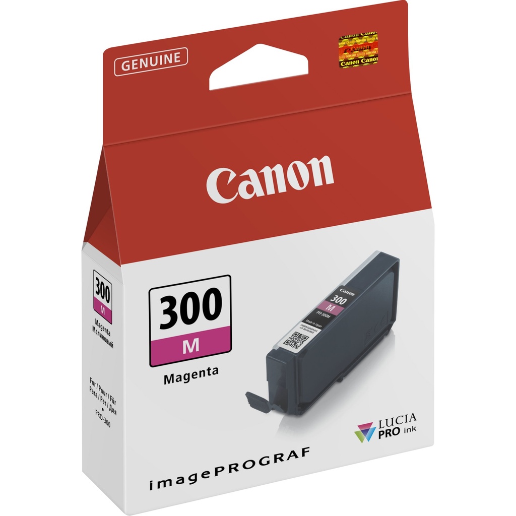 ORIGINAL Canon Cartuccia d'inchiostro magenta PFI-300m 4195C001 ~785 Seiten 14ml