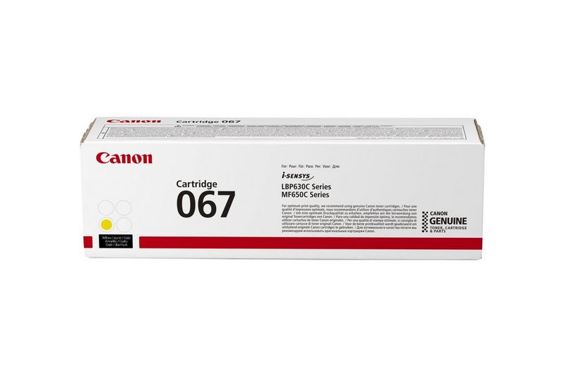 ORIGINAL Canon toner giallo 067 y 5099C002 ~1250 Seiten