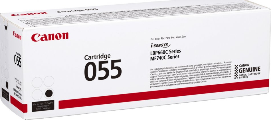 ORIGINAL Canon toner nero 055 bk 3016C002 ~2300 Seiten