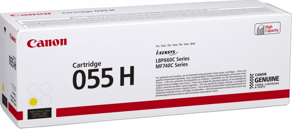 ORIGINAL Canon toner giallo 055 HY 3017C002 ~5900 Seiten