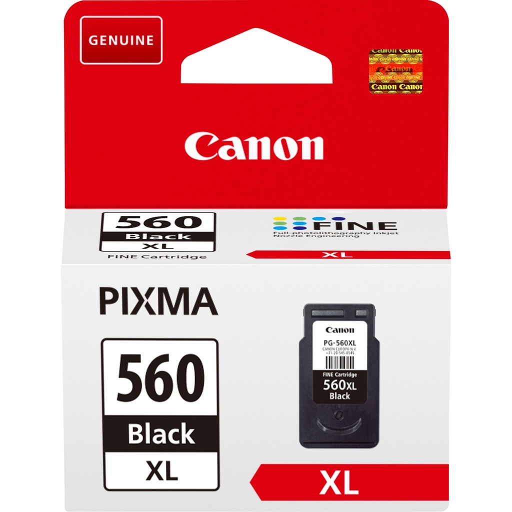 ORIGINAL Canon Cartuccia d'inchiostro nero PG-560XL 3712C001 ~400 Seiten