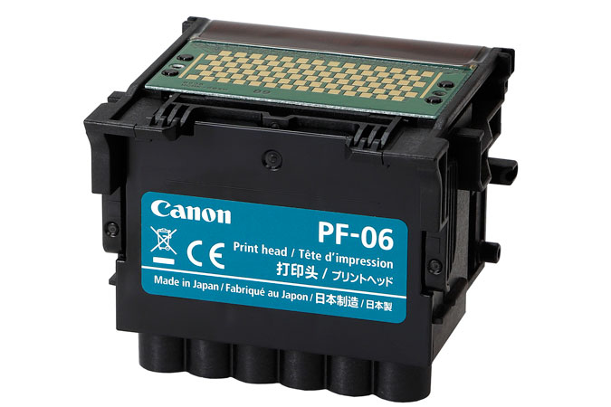 ORIGINAL Canon Testina per stampa nero / ciano / magenta / giallo PF-06 2352C001