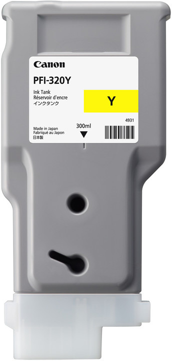 ORIGINAL Canon Cartuccia d'inchiostro giallo PFI-320y 2893C001 300ml