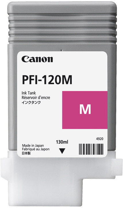 ORIGINAL Canon Cartuccia d'inchiostro magenta PFI-120m 2887C001 130ml