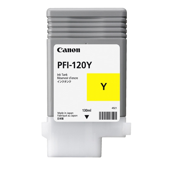 ORIGINAL Canon Cartuccia d'inchiostro giallo PFI-120y 2888C001 130ml