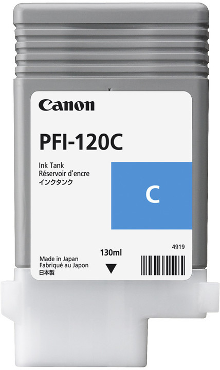 ORIGINAL Canon Cartuccia d'inchiostro ciano PFI-120c 2886C001 130ml